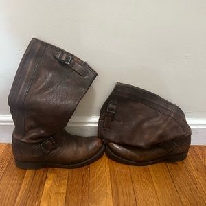 Frye brown leather boots